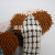 Pet Toy Sounding Plush Corn Bone Dog Molar Toy Bite-Resistant Cat Pet Supplies Wholesale