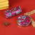 Retro Chinese Style Embroidery Coin Purse Makeup Mirror Lipstick Case Two-Piece Suit Peony Flower Embroidered Jewelry Bag