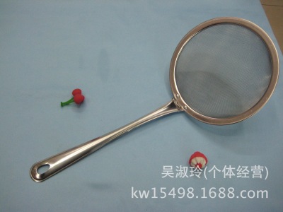 Stainless Steel Wide Edge Strainer Oil Insulation Colander Stainless Steel Pots Bubble Net Factory Direct Sales Wholesale