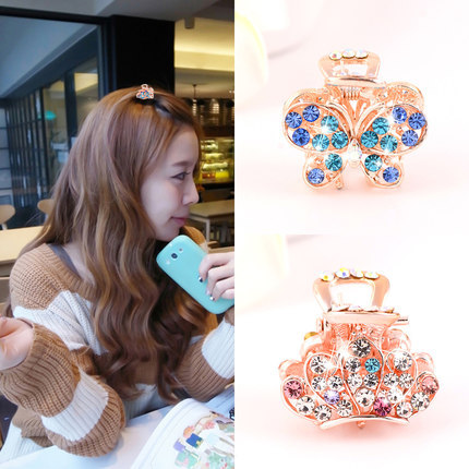 小抓夹发卡成人刘海夹头发夹子头饰水钻发夹女顶夹韩国