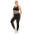 Jixi Clothing Fitness Suit plus Size Yoga Wear Tight Weight Loss Pants Sports Bra Two-Piece Set