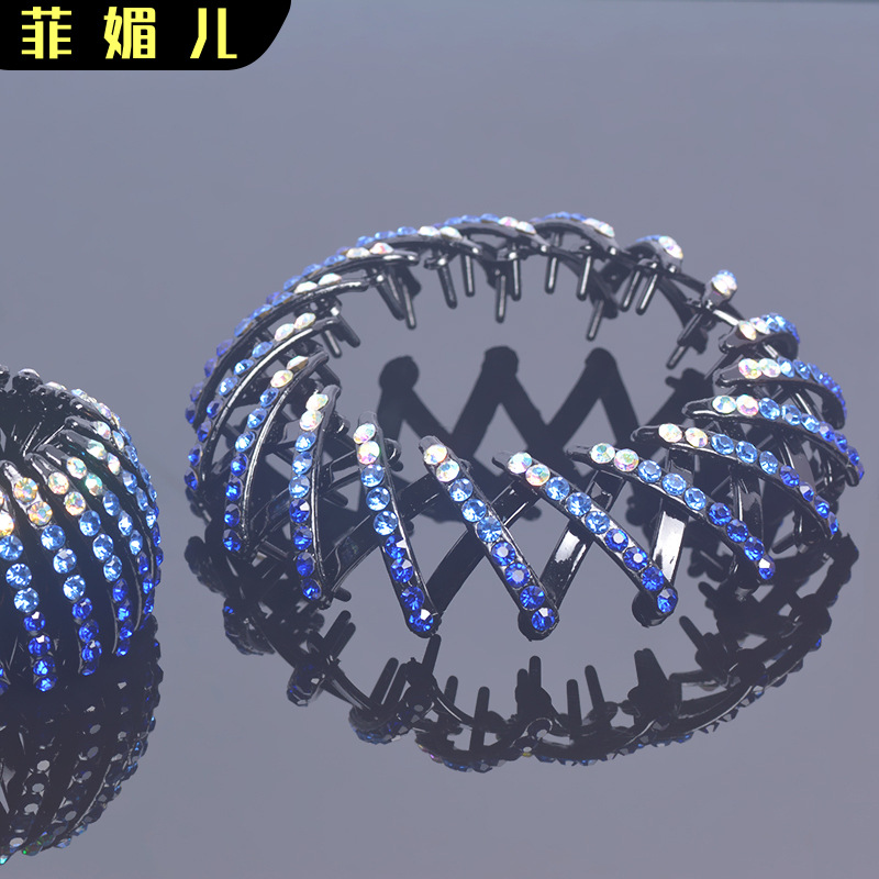 卡卡鸟巢盘发器丸子头发圈马尾扣发夹盘头发卡抓夹发圈盘头饰品女