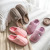 New Cotton Slippers Women's Winter Wear Warm Slugged Bottom Plush Confinement Slippers Couple Household Floor Woolen Slipper