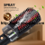 Cross-Border Five-in-One Hot Air Comb Spray Hair Care for Curling Or Straightening Hair Dryer Multifunctional Infrared Hair Straightener and Curler Brush
