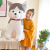 Factory Supply New Husky Doll Sitting Style Dog Plush Toy Doll Pillow Ragdoll Gift Customization