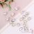 Zircon Heart-Shaped Claw Wedding Dress Shoes and Clothing Accessories Manicure Fittings DIY Handmade Bracelet Necklace Hanging Jewelry Accessories Manufacturer