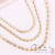 Factory Direct Sales Dense Zircon Claw Chain DIY Ornament Accessories New Long Square Zircon Claw Chain Diamond Drill Chain