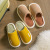 Thick-Soled Cotton Slippers Women's Winter Couple Warm Indoor Home Autumn and Winter Non-Slip Plush Men's Home Floor Cotton Slippers