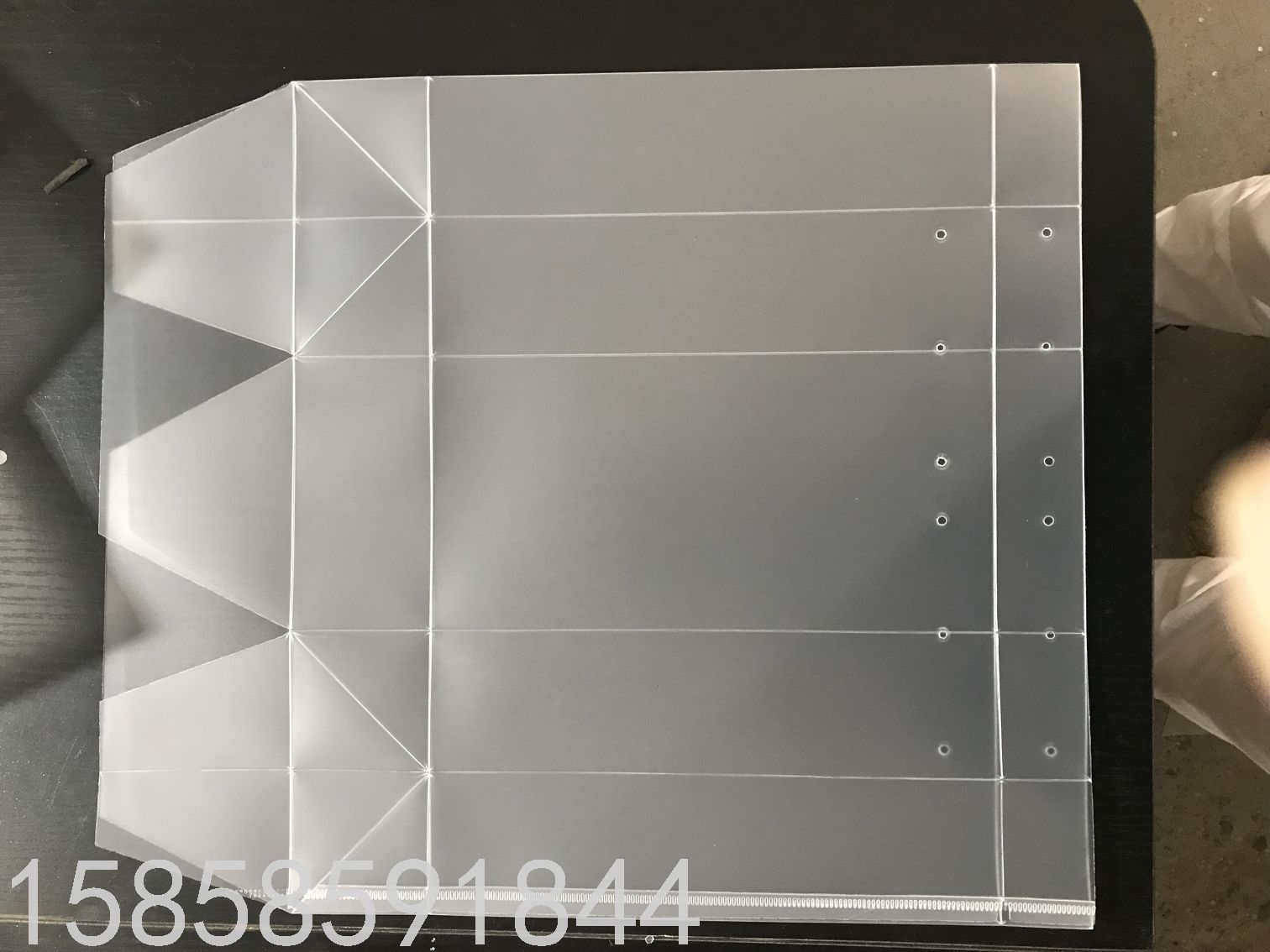 定制环保食品袋 PVC纽扣袋子pp纽扣袋 pp文件夹pp书皮套书套