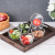 Love Journey High Quality Hammered Bowl Clear Glass Bowl Household Tableware Fruit Dessert Salad Bowl Glass Gift Bowl