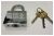 Square lock blade square lock square iron hanging lock door lock iron hanging lock wooden door lock warehouse lock