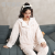 Coral Fleece Two-Piece Suit Pajamas Flannel Autumn and Winter Thick Split Pajamas Home Wear 2021 New