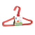 Thickened Adult PVC Coated Hanger Household Half-Bend Hanger Simple Color Drying Rack Stall Hot Sale Wholesale