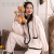 2021autumn and Winter New Coral Velvet Pajamas Women's Flannel Thickened Fleece-Lined Korean Style Split Homewear Suit