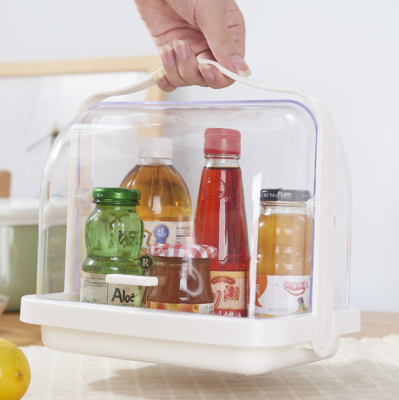 Kitchen Dust-Proof Seasoning Bottle Storage Box