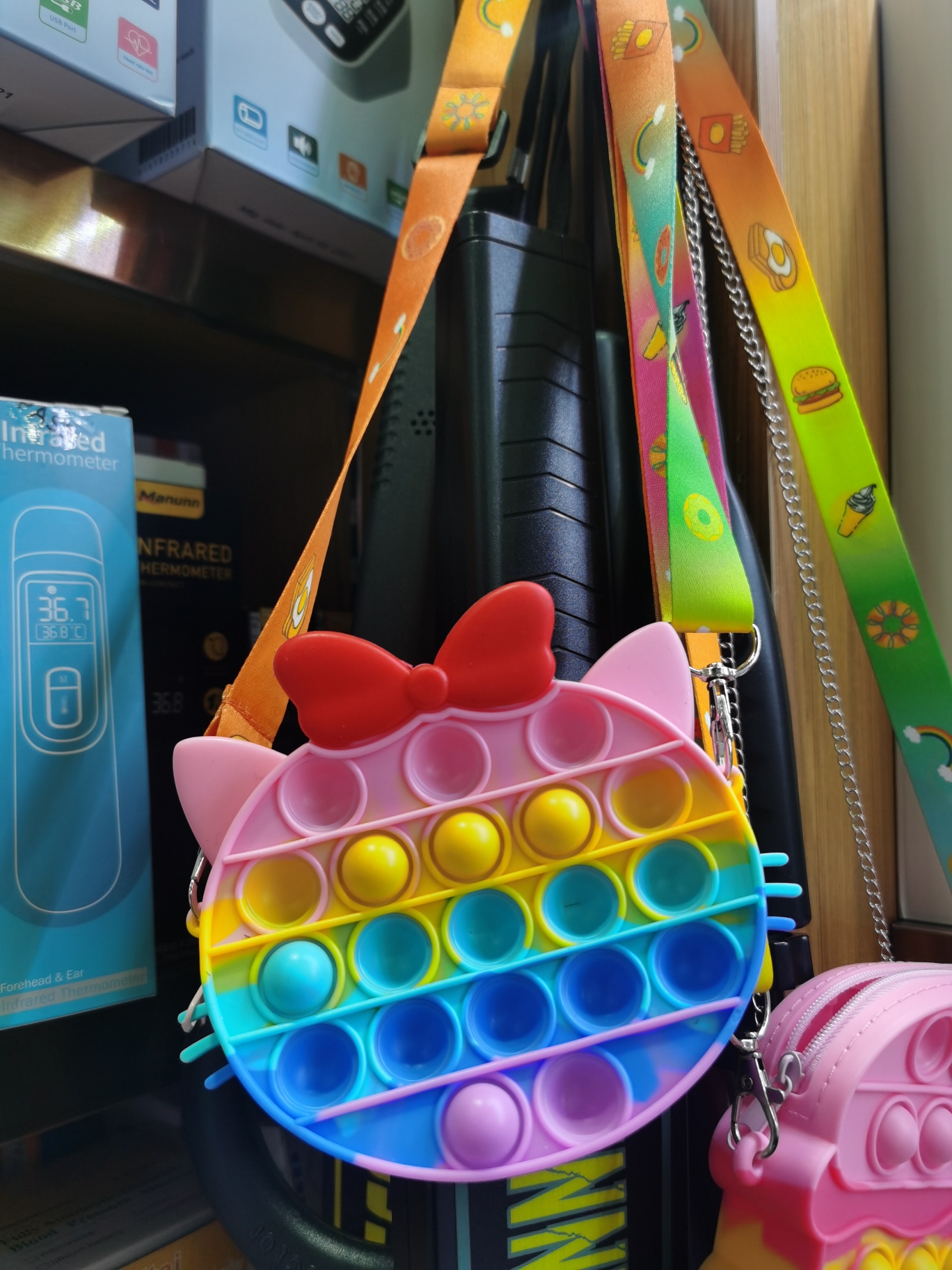 跨境新品灭鼠先锋带肩带零钱包灭鼠先锋包手指泡泡乐解压玩具