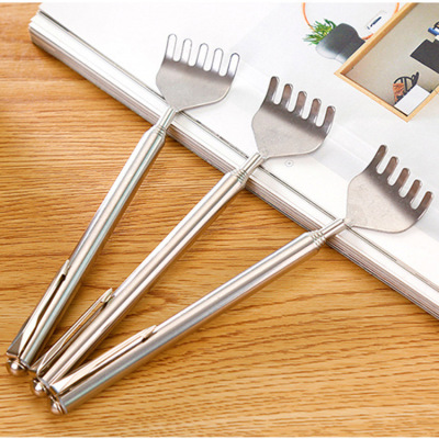 Stainless Steel Retractable Scratching Device No Need for People to Retractable Back Scratcher Hand-Grasping Back Device