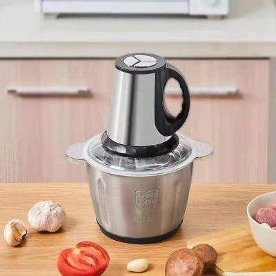 Electric Meat Grinder Household Stainless Steel Multi-Function Meat Grinder Grind Stuffing Crushing Garlics Cooking Machine Mincer Small Meat Chopper
