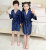 Customized Logo Children's Summer Nightgown Boys and Girls Real Silk Black Performance Wear European and American Amazon Cross-Border Supply