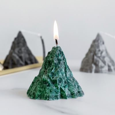 Creative Gift Festival Handmade Christmas Tree Aromatherapy Candle Iceberg Candle Logo-Free Artistic Taper and Candle Atmosphere Layout