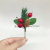  Artificial Flower Red Christmas Berry And Pine Cone Picks With Holly Branches For Holiday Floral Decor Flower Crafts