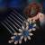 Updo Rhinestone Tuck Comb to Give Mom Temperament Elegant Rhinestone Hairpin Hair Plug Headdress Flower Hairpin Seven-Tooth Comb Hair Accessories for Women