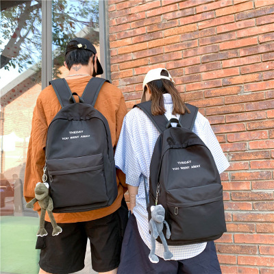 Foreign Trade Wholesale Nylon Cloth Schoolbags Men's Backpack Japanese Computer Bag Simple High School Elementary School Studebt Backpack