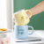 Revo Ceramic Cute Cat Ceramic Cup Stretch Waist Cat Mug Creative Animal Breakfast Cup