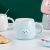 Three-Dimensional Cat Ceramic Cup Creative Relief Cartoon Mug Student Female Couple Office Home Milk Coffee Cup