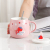 Cute Cartoon Strawberry Rabbit Ceramic Cup with Cover Spoon Mug Gift Student Female Home Office Water Cup Generation