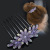Updo Rhinestone Tuck Comb to Give Mom Temperament Elegant Rhinestone Hairpin Hair Plug Headdress Flower Hairpin Seven-Tooth Comb Hair Accessories for Women