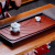 Xiangfu Bamboo Kung Fu Tea Tray Household Minimalist Single-Layer Drainage Bamboo Tea Tray Living Room Office Rectangular Tea Table