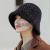 Fisherman Hat Fashion Bucket Hat Cute Matching round Face Versatile Sun-Proof Autumn and Winter Black New Red Women's Outdoor