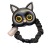 Japanese and Korean New Cute Cat Hair Rope Small Intestine Released Circle Hair Ring Girl Bun Hair Rope Tied-up Hair Rubber Band Headdress