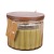 Customized Aromatherapy Candle Spa Essential Oil Tropical Style Smoke-Free Aroma with Wooden Lid Glass Candle