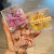 Jelly Color Korean Style Children's Simplicity Rubber Band Cartoon Beads Girls 10 Boxed Hair Rope Baby Does Not Hurt Hair Rope