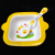 Melamine Tableware Pig Powder 6.5-Inch Children's Double-Ear Bowl Small Yellow Duck Baby Shape Rice Bowl Children's Crea