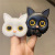 Japanese and Korean New Cute Cat Hair Rope Small Intestine Released Circle Hair Ring Girl Bun Hair Rope Tied-up Hair Rubber Band Headdress