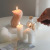 Korean Same Style Ins Internet Celebrity S-Type Aromatherapy Candle Home Fragrance Geometric Modeling Decoration Creative Photography Props