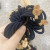 Korean Highly Elastic Hair Rope Bold Seamless Hairband Black Rubber Band Tie-up Hair Head Rope Durable Hair Accessories Free Shipping
