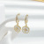Micro Inlaid Zircon Eight Awn Star Ear Clip One Card Three Pairs Set Earrings Women's High-Grade Exquisite Light Luxury Ear Rings Wholesale