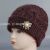 Middle-Aged and Elderly People's Hats Women's New All-Matching Autumn and Winter Knitting Woolen Cap Mom Style Hat Warm with Velvet Bucket Hat Casual Hat