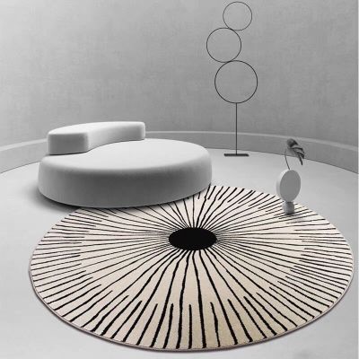 round Carpet Living Room Bedroom round Nordic Style Luxury Bedside Blanket Light Luxury Art Sofa Mat Coffee Table Floor Mat