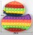 30cm Rat Killer Pioneer Educational Toys Children's Mental Calculation Silicone Stitching Rainbow Large Size Spot