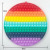 30cm Rat Killer Pioneer Educational Toys Children's Mental Calculation Silicone Stitching Rainbow Large Size Spot