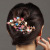 Factory Direct Sales Summer Back Head Rhinestone Barrettes Duckbill Clip Peacock Side Bangs Updo Hair Accessories Wholesale Press Clip