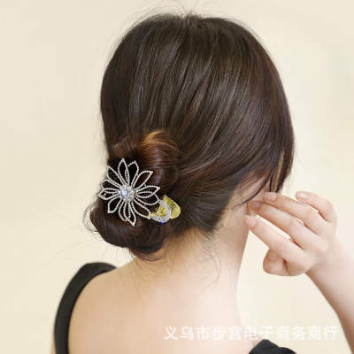 Factory Wholesale Barrettes Back Barrettes Metal Hair Clip 2021 New Headdress Elegant Hair Accessories for Women