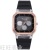 Women's Watch Colorful Silicone Strap round Watch Retro Three-Eye Printing Pointer Quartz Wrist Watch reloj