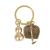 Copper Gourd Keychain Old Copper Dustpan Hoe Automobile Hanging Ornament Copper Gourd Hoe Three-Piece Set Ornaments Wholesale