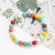 New 8mm Glossy Glass Light Bead Frosted Crystal Beads Multicolor DIY Beaded Bracelet/Necklace Loose Beads Accessories